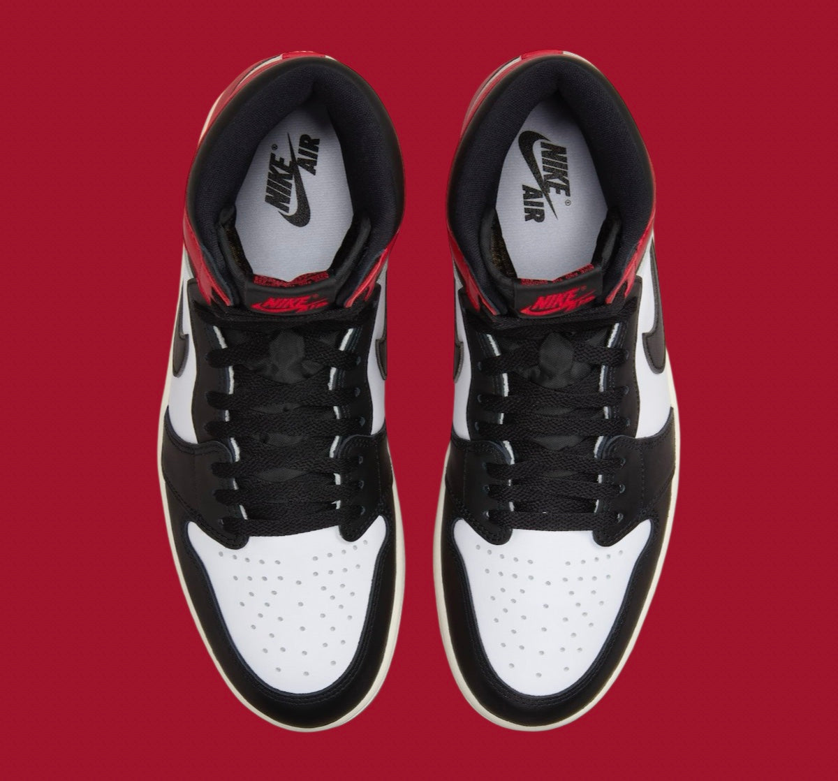 Air Jordan 1 Retro OG High Black Toe FineLine 1721